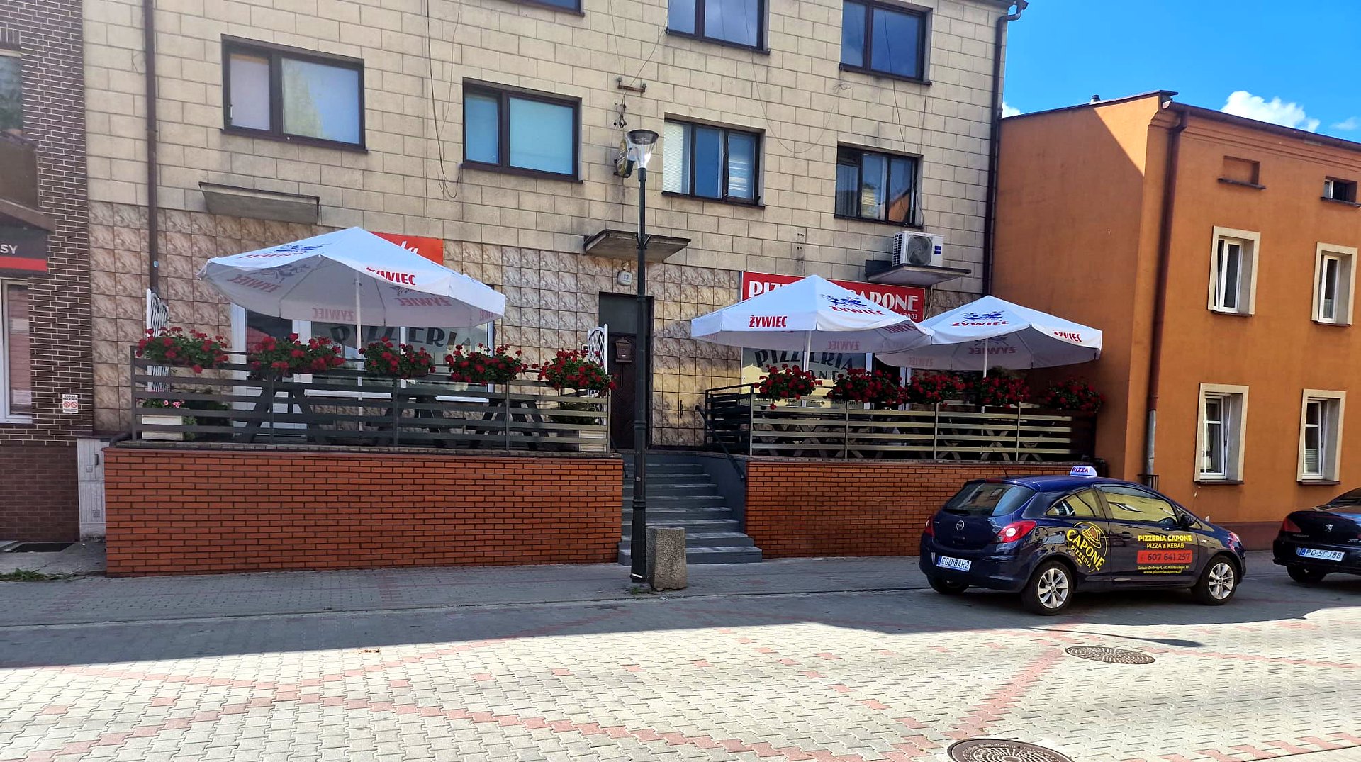 Pizzeria Capone od ulicy - Kilinskiego 13 w Golubiu-Dobrzyniu